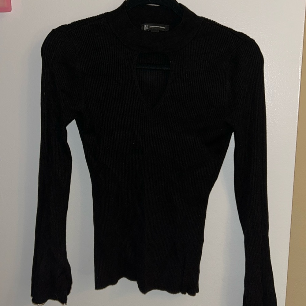 Inc dress rib knit sweater